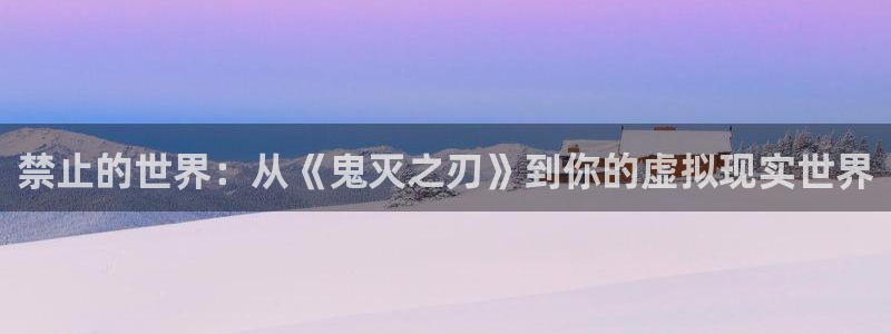 h动漫天堂：禁止的世界：从《鬼灭之刃》到你的虚拟现实世界