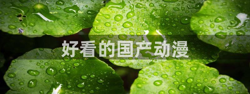 黄动漫天堂：好看的国产动漫